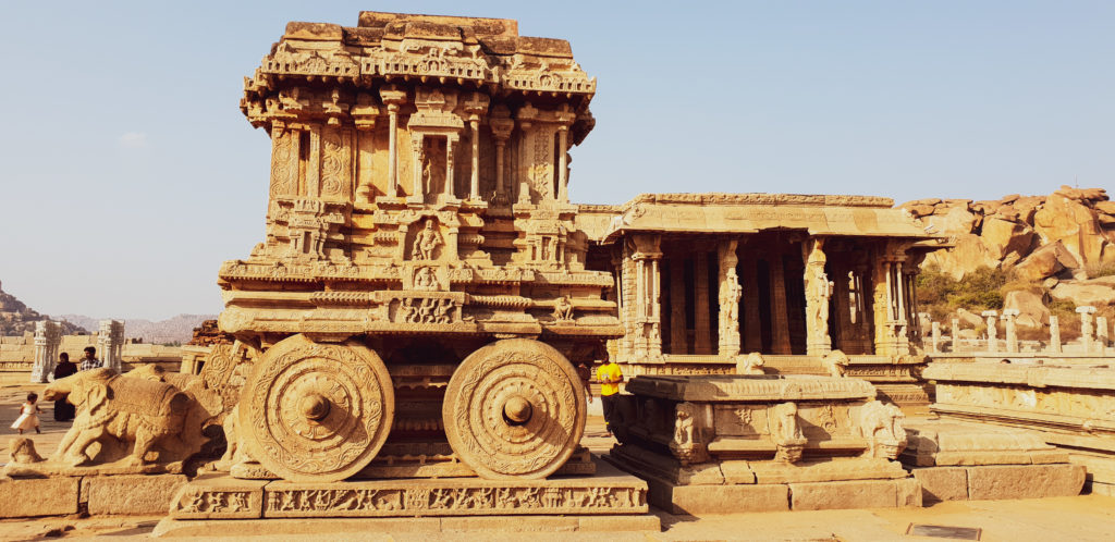 The most famous icon of Hampi is at the Vittala Temple