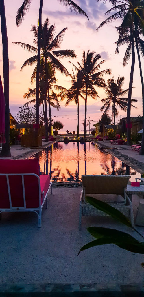 Sunset at Gili Air, Bali