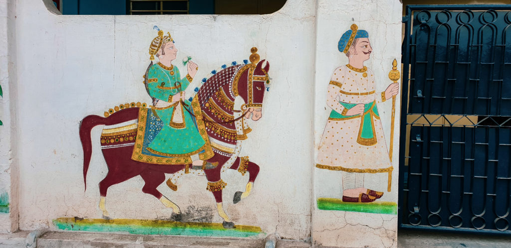 Street art in the Old City in Udaipur