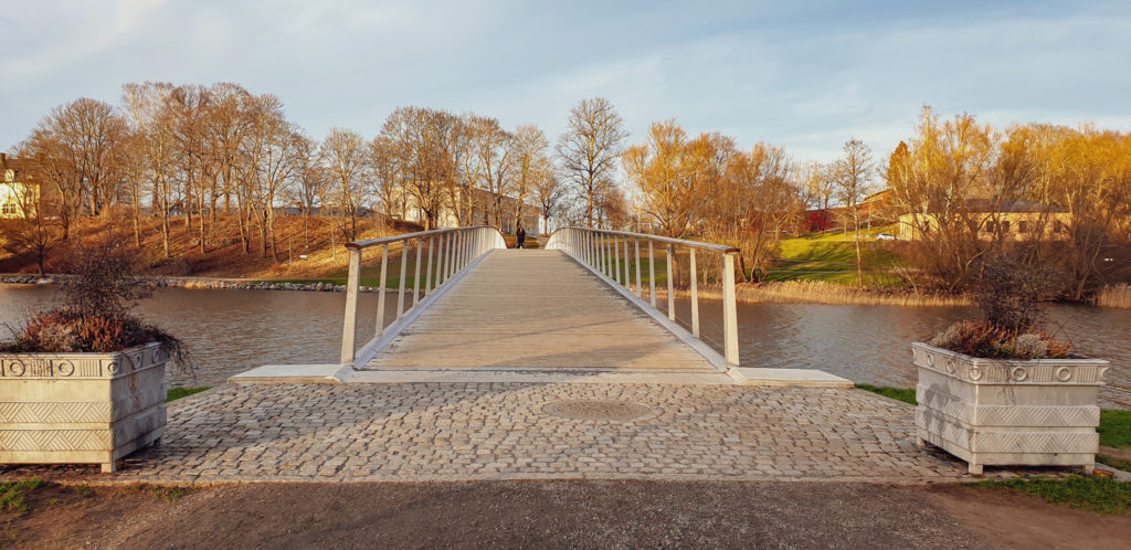 Folke Bernadottes Bridge at Djurgårdsbrunnsviken in Stockholm
