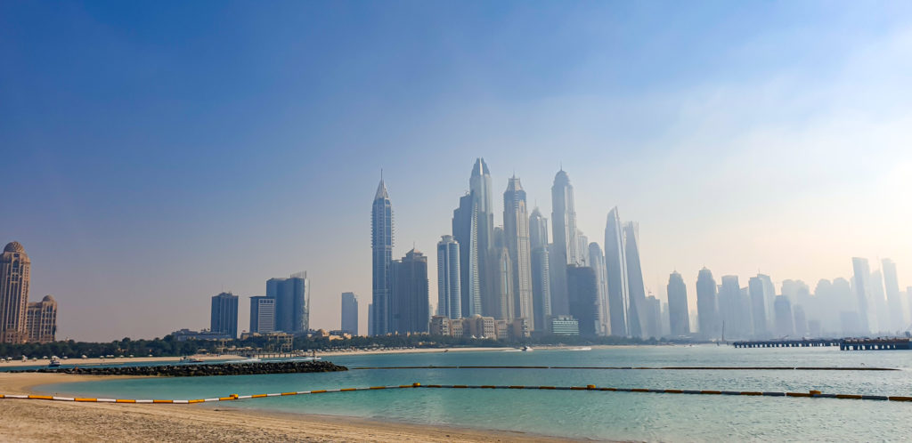View of the Dubai Marina