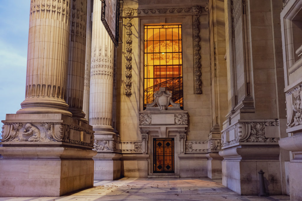 Main entrance at the Grand Palais in Paris
