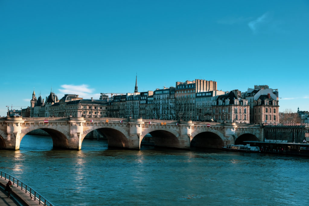 Pont-Neuf. The oldest bridge in Paris. 
