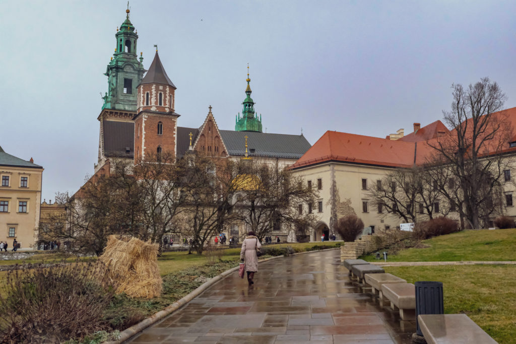 Fortified castle on a hilltop from the 14th century, Wawel Castle