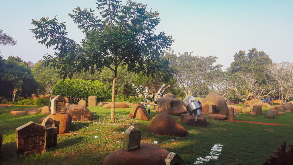 Art work at Auroville
