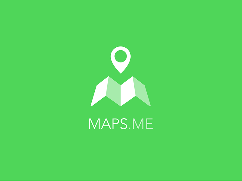 Maps.me travel app