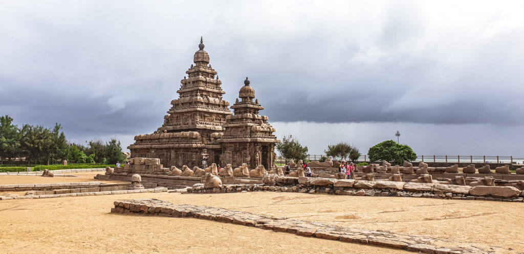 The Shore Temple at Mahabalipuram In The Worlds Jungle