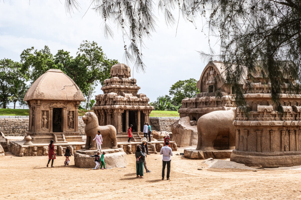 Pancha Rathas at Mahabalipuram In The Worlds Jungle