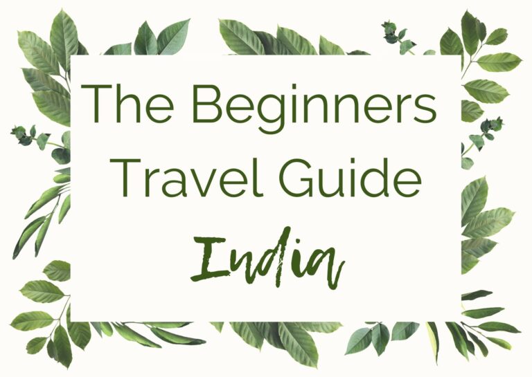 The Beginners Travel Guide India