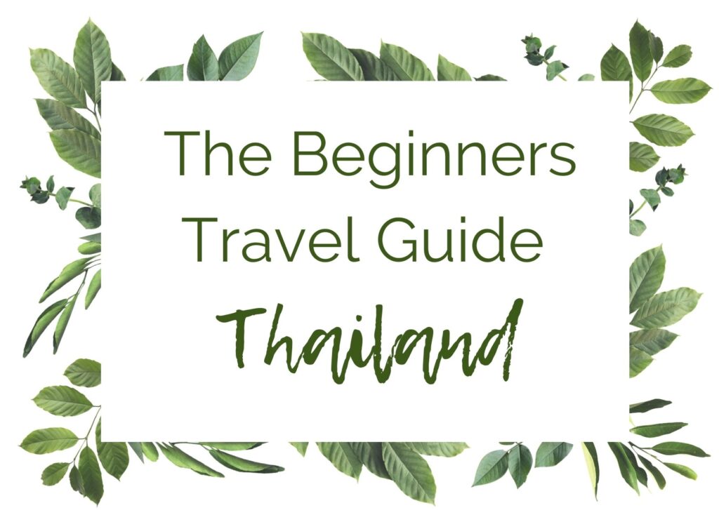 Beginners Travel Guide Thailand In The World's Jungle