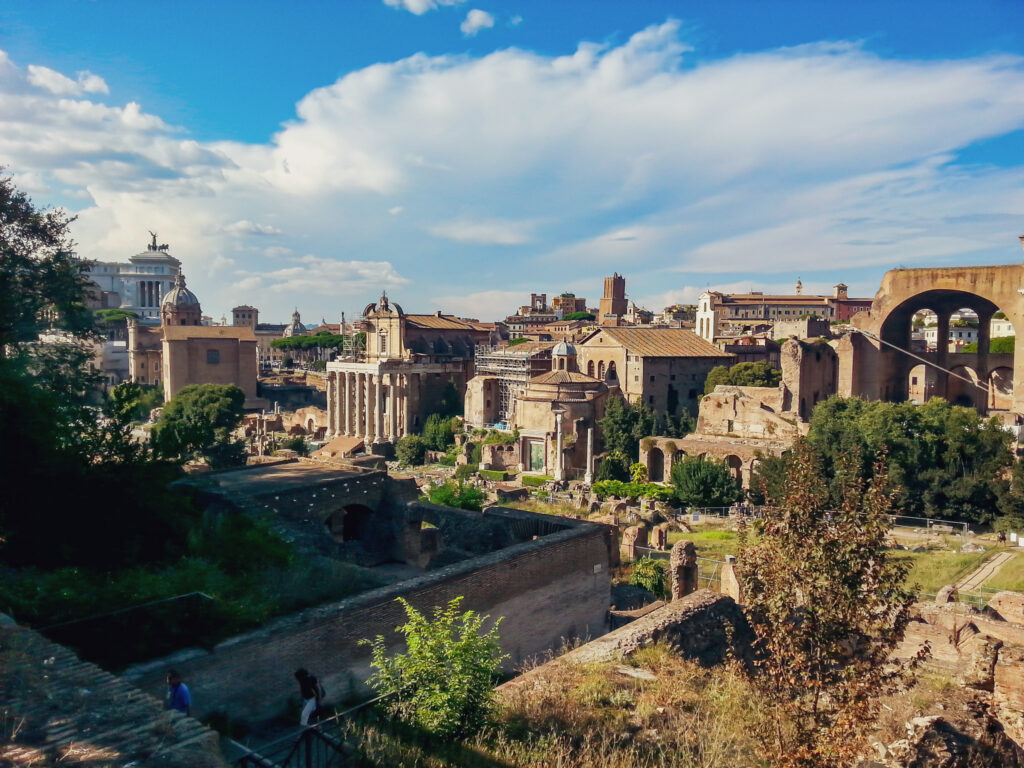 View of the ancient village of Rome, In The World's Jungle