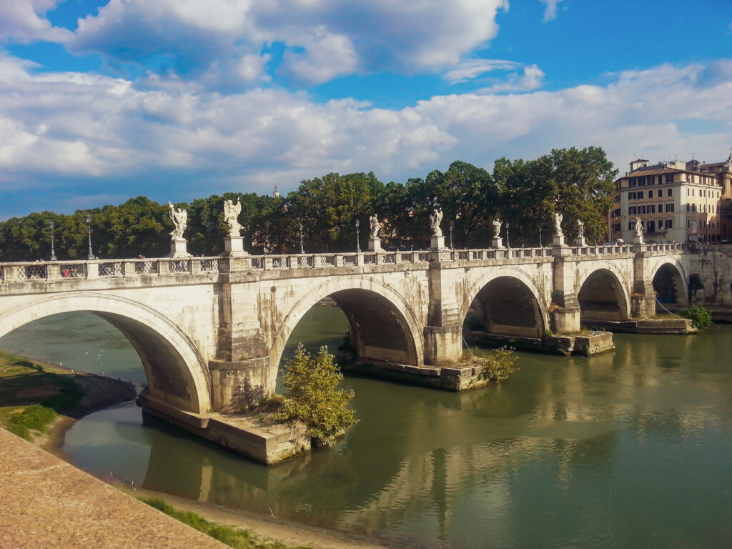 Monumental highlights of historical Rome