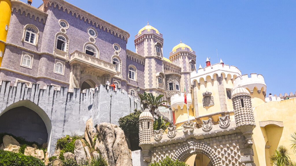 National Palace of Pena in Sintra. In the worlds jungle travel blog.