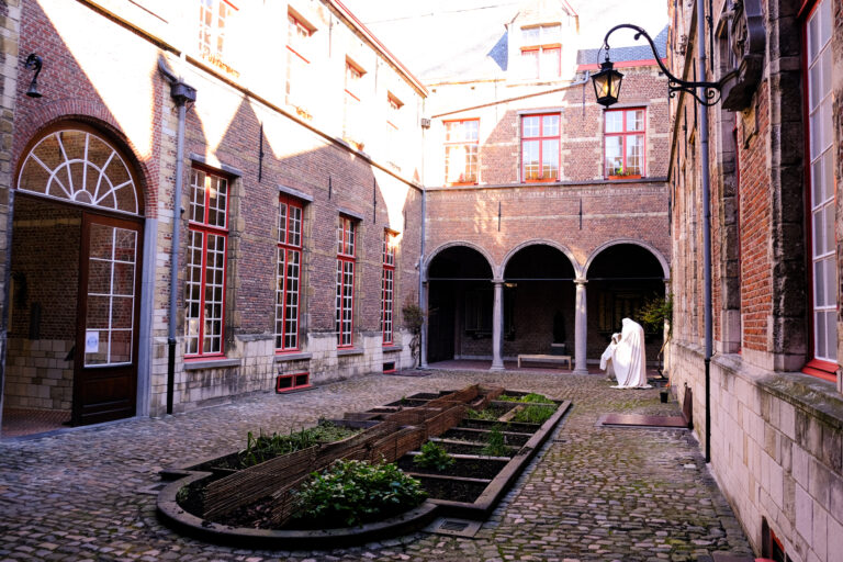 The Maagdenhuis in Antwerp. In the worlds jungle travel blog.
