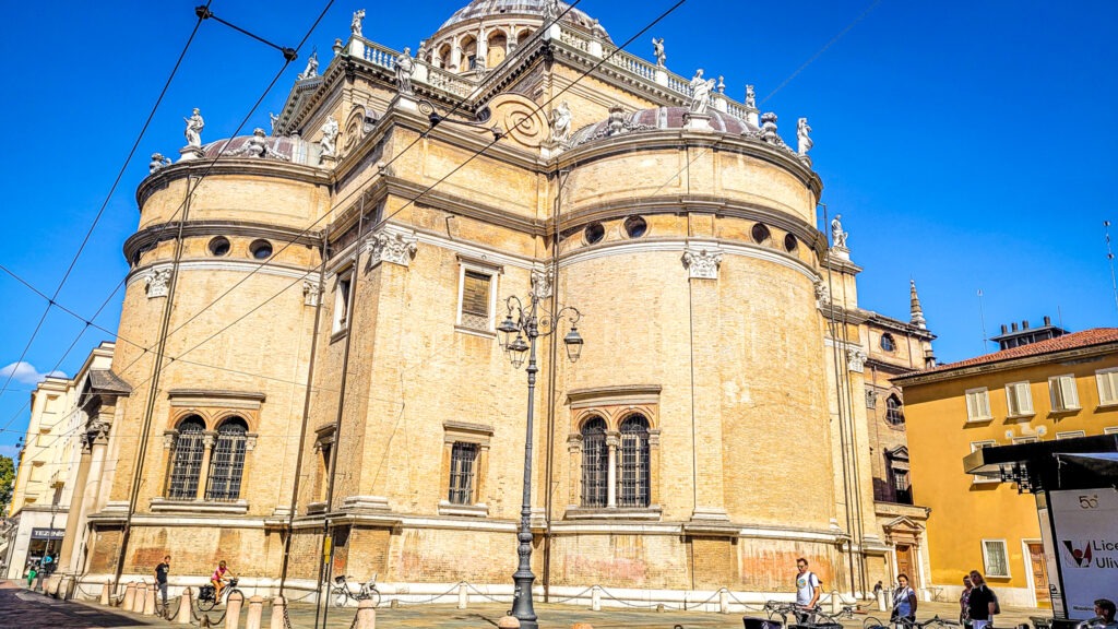 Monumental highlights to visit in Parma, Italy. Basilica di Santa della Steccata Parma