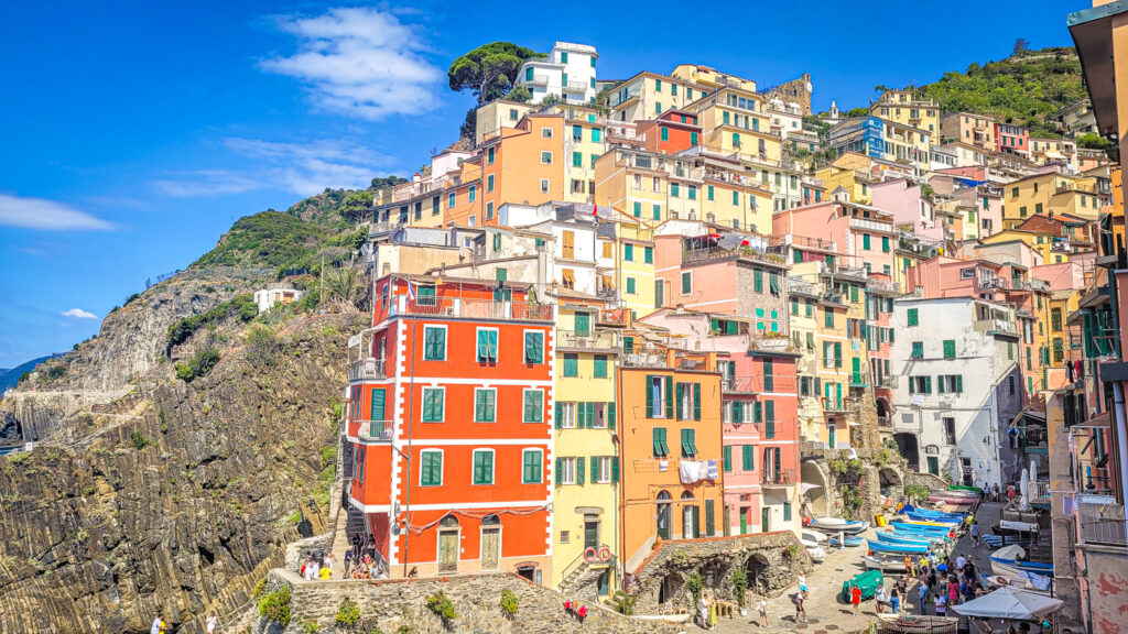 Riomaggiore in Cinque Terre, Italy. In the worlds jungle
