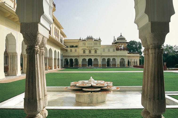 Rambagh Palace in Jaipur. In the worlds jungle travel.