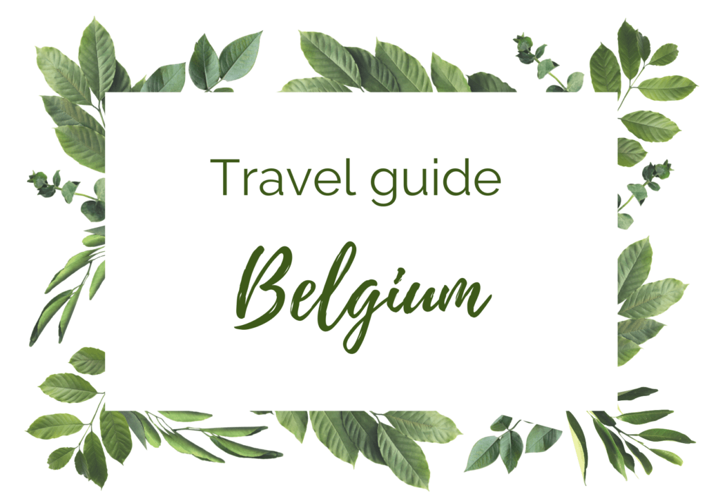 Travel guide Belgium. In the worlds jungle