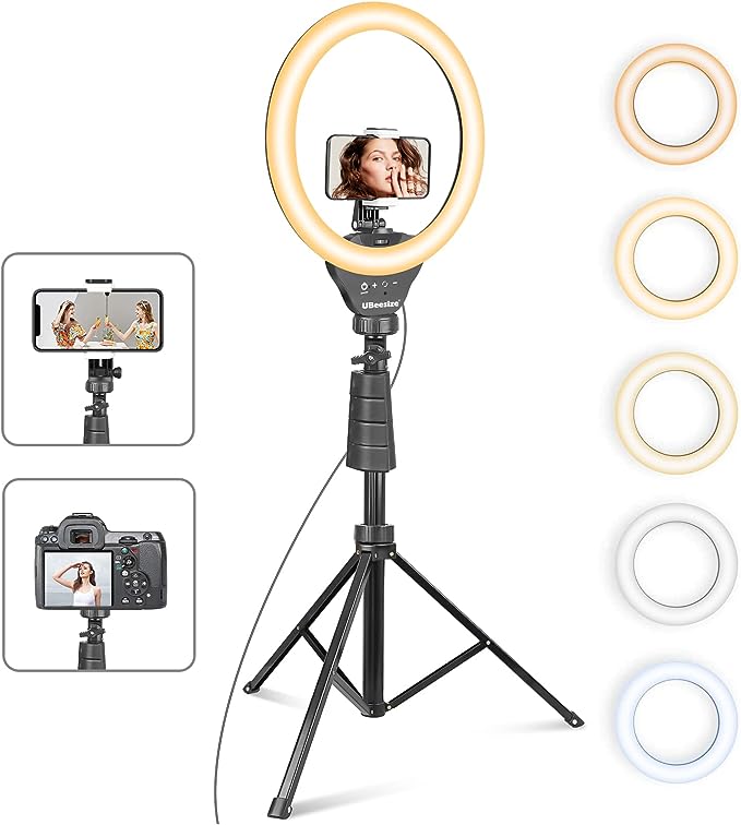 UBeesize Selfie Ring Light. The best travel gadgets for photography of 2024. In the worlds jungle