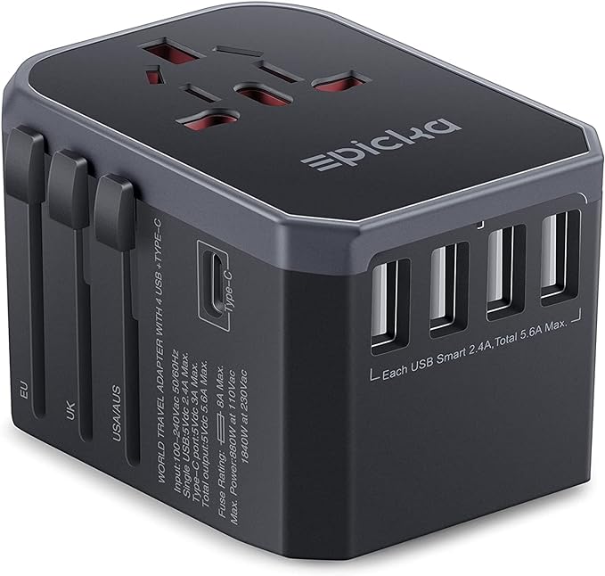 Epicka universal travel adapter. In the worlds jungle.2