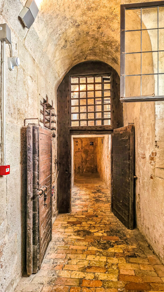 Prison at Palazzo Ducale in Venice. In the worlds jungle.