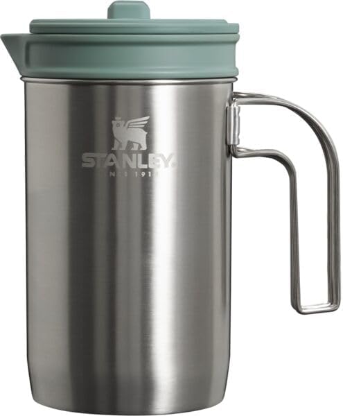 Stanley adventure All-In-One Boil & Brew French Press. Travel gadgets for her in 2024. In the worlds jungle