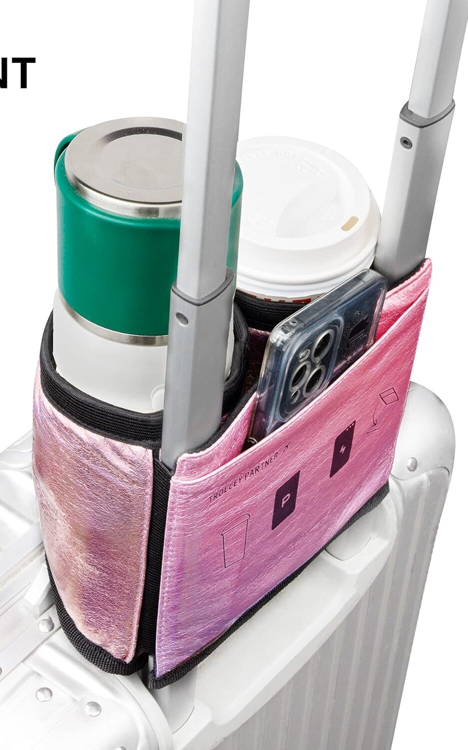 Luggage travel cup holder. Travel gadgets for her in 2024. In the worlds jungle. 
