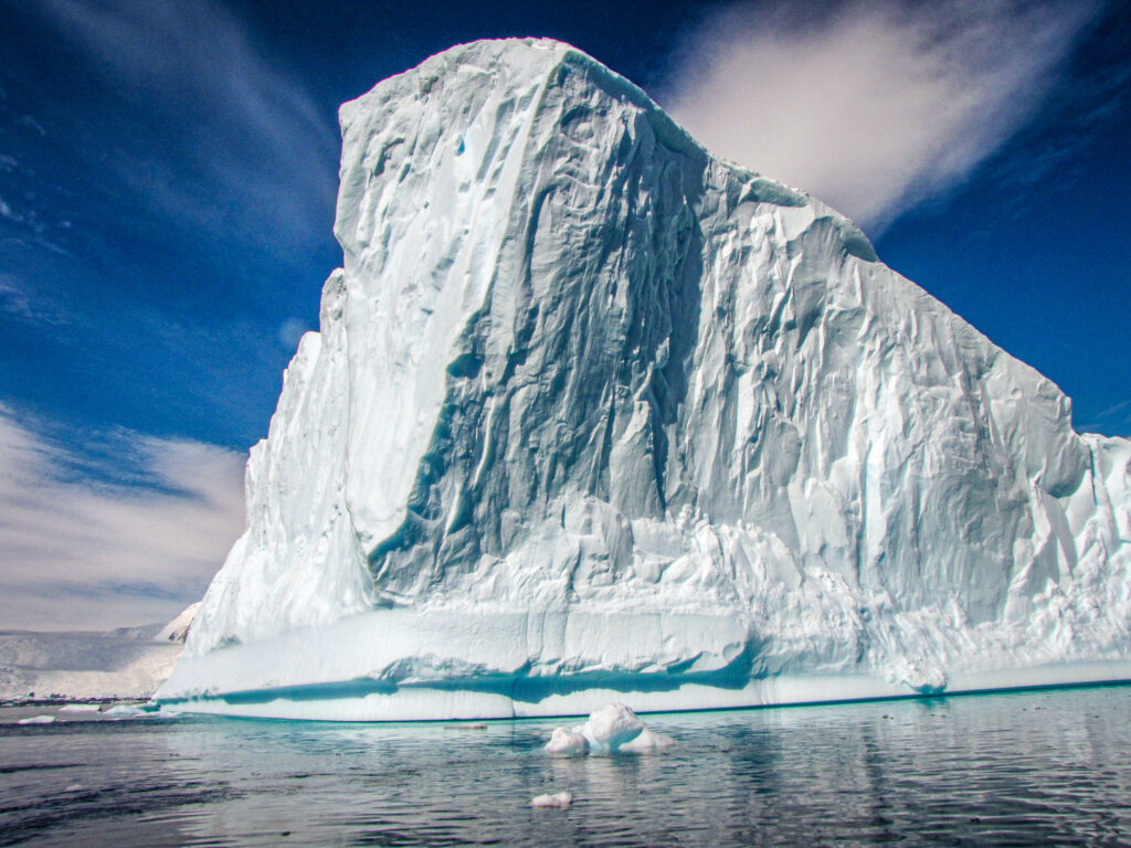 Iceberg at Antarctica. In the worlds jungle travel blog. 