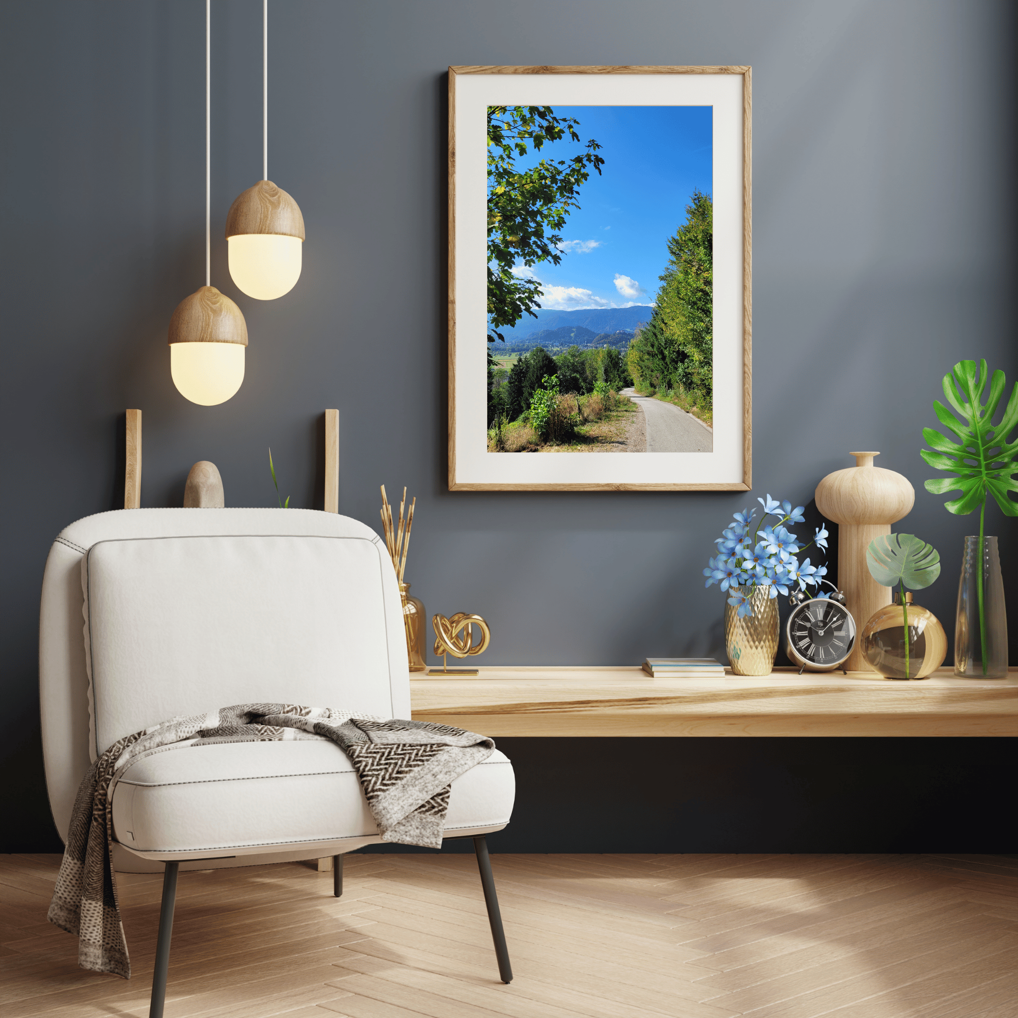 Landscape and road around Zasip. In the worlds jungle Travel Prints