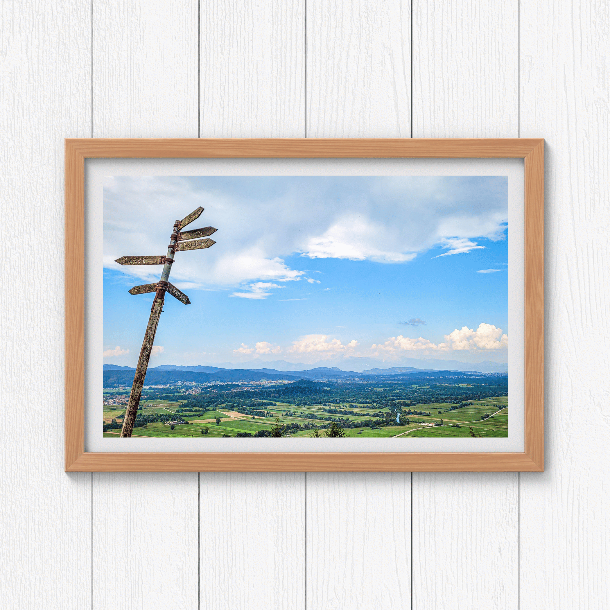 Panoramic view in Slovenia. In the worlds jungle Travel Prints (7)