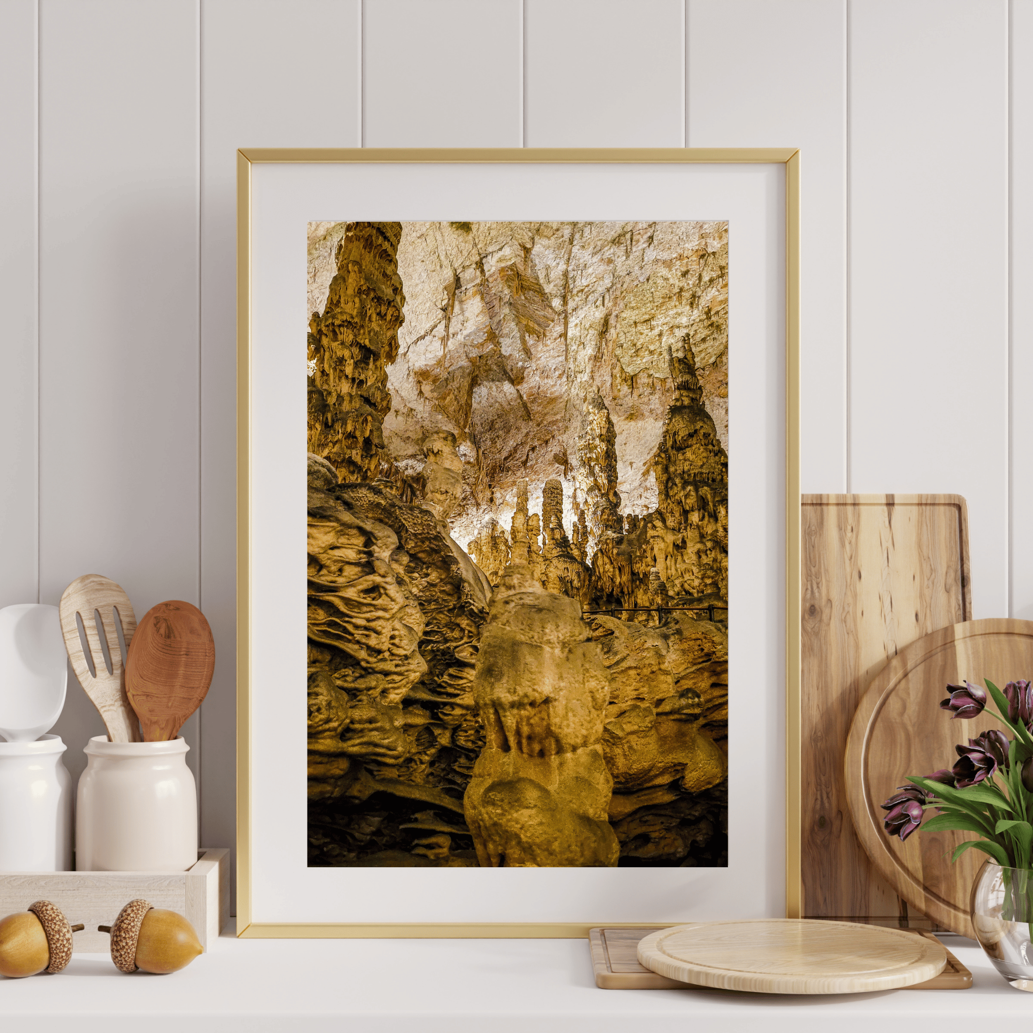 Postojna Caves in Portrait size. In the worlds jungle Travel Prints (4)