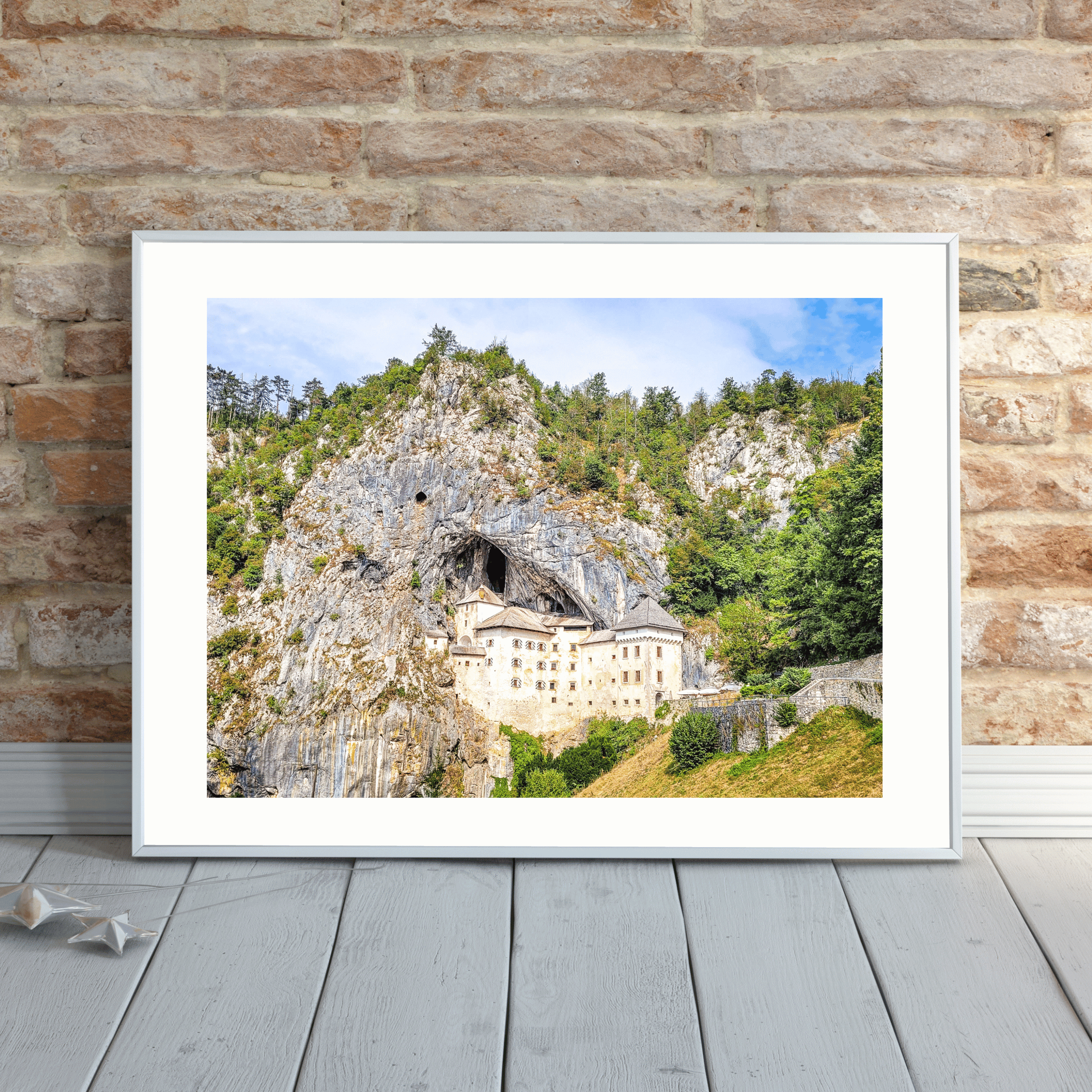 Predjama castle in Landscape size. In the worlds jungle Travel Prints (7)