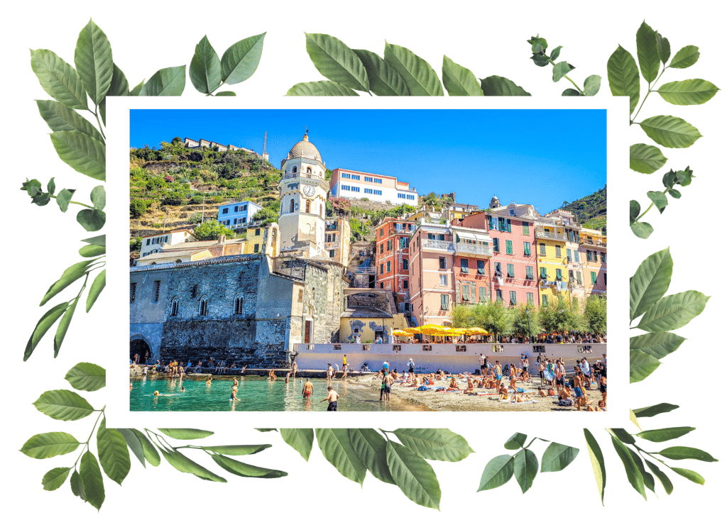 Travel guide Cinque terre. In the worlds jungle