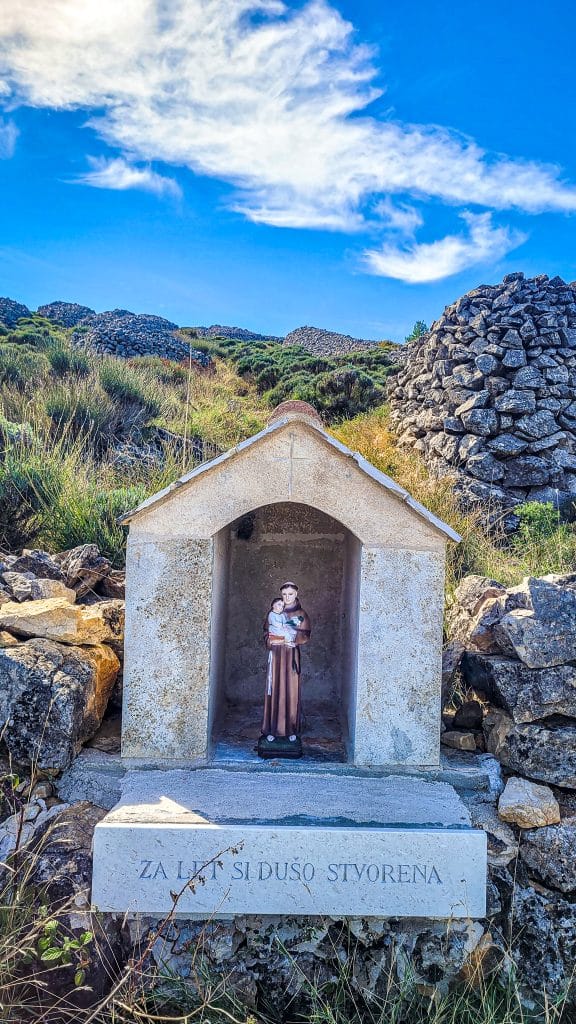 Religious Maria statue somewhere at Hvar Island. Explore Split, Croatia: a complete travel guide to the Dalmatian gem