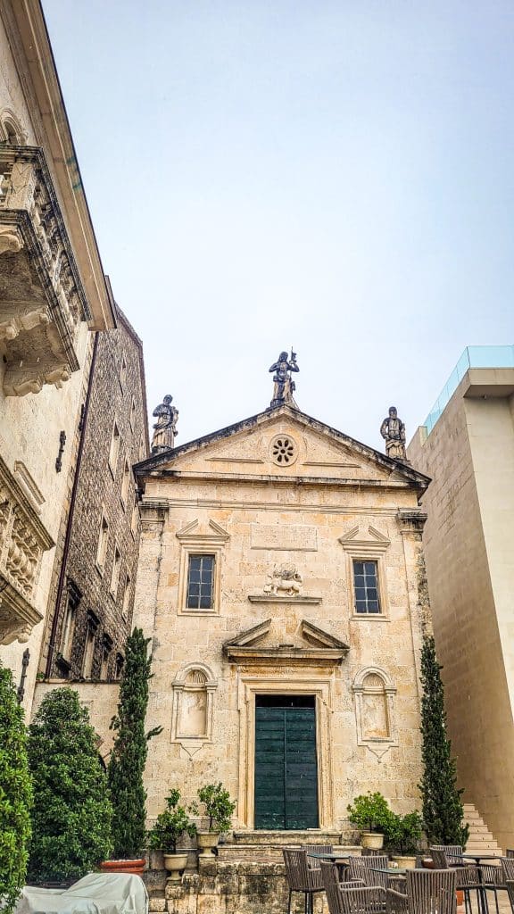Tiny church in Kotor in Montenegro. A complete travel guide to Dubrovnik: city walls, fortresses, and day trips