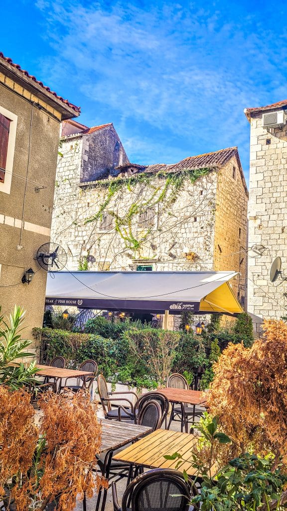 Old stone architecture in Trogir. Trogir & Čiovo Island: history, beaches, culture & coastal beauty