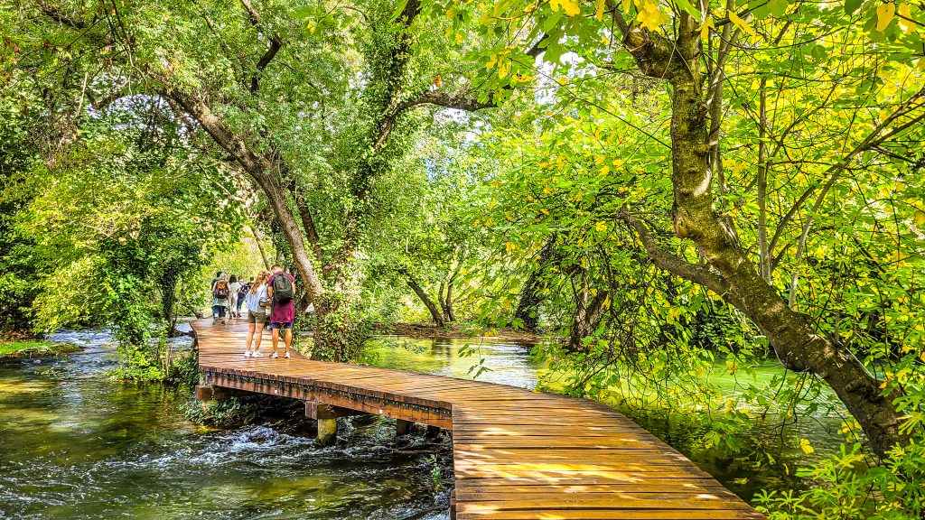 Wooden boards walk. Krka National Park, Croatia: Complete Visitor Guide to Waterfalls, Trails, and Tickets