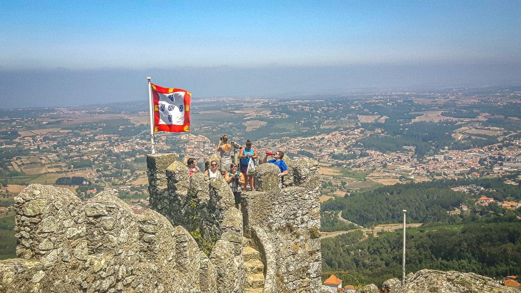 Landscape view from tower in Sintra. Lisbon Travel Guide: what to see, do, and know before you go