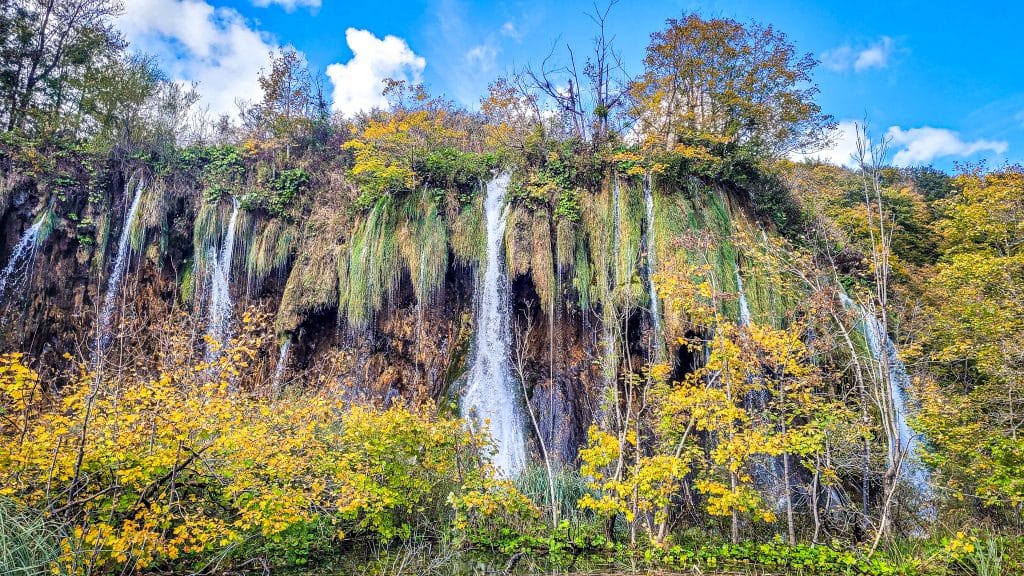 Multiple small waterfalls. Visiting Plitvice Lakes: tips, highlights, and where to stay