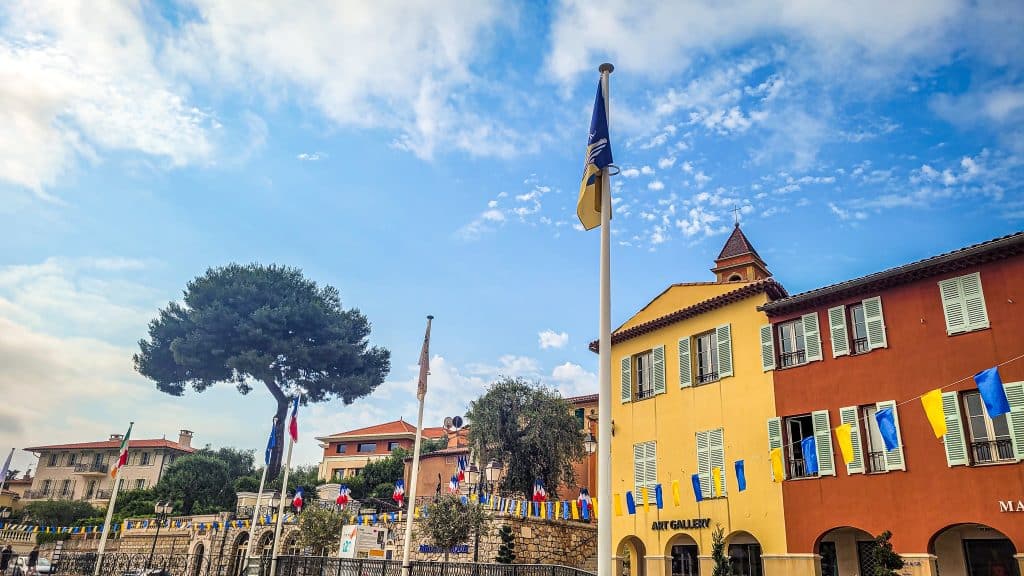 Colourful houses at Saint Jean Cap Ferrat. Europe solo travel for women: top 20 questions answered