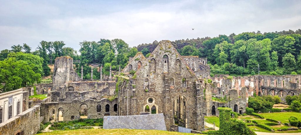 The ruins of Villers Abbey in Belgium. Europe solo travel for women: top 20 questions answered