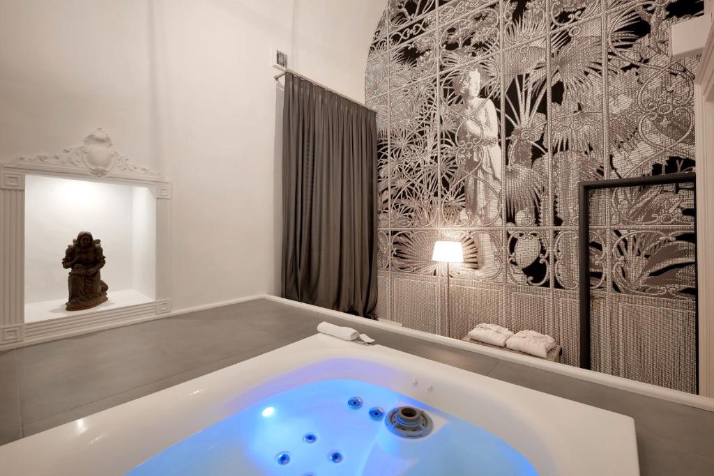 The bathroom at Dimora San Giuseppe. Why Lecce Is Southern Italy's Most Underrated Travel Destination