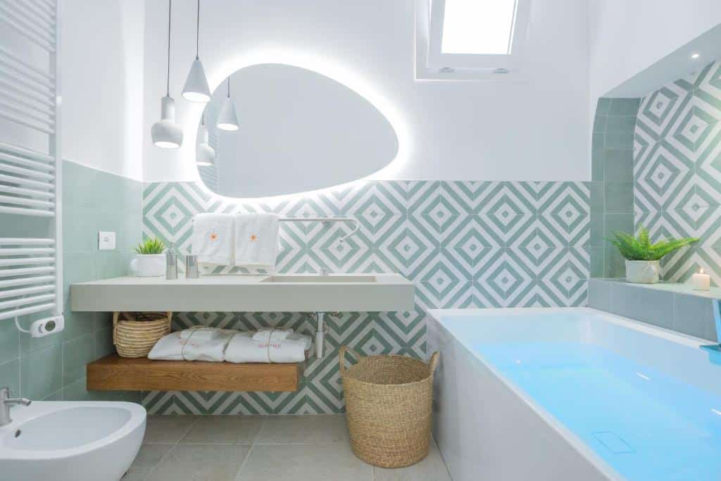 Bathroom at Filia Solis Old Town Suites & Spa. Brindisi Travel Guide: Everything You Need to Know Before You Visit