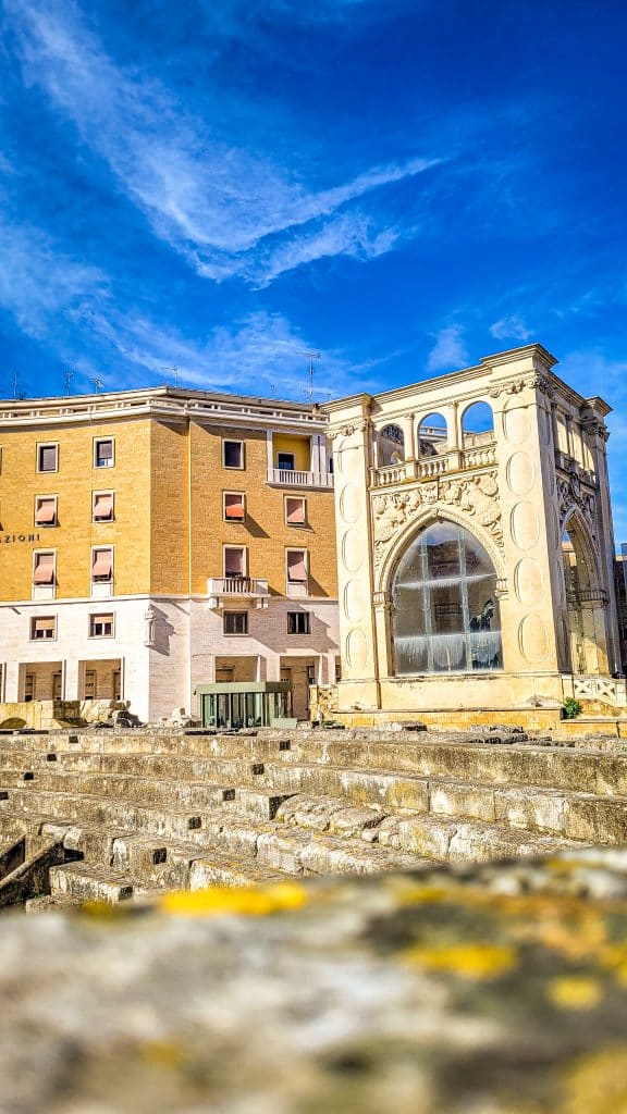The stairs of the Roman amphitheatre and Palazzo del Seggio o Sedile. Why Lecce Is Southern Italy's Most Underrated Travel Destination