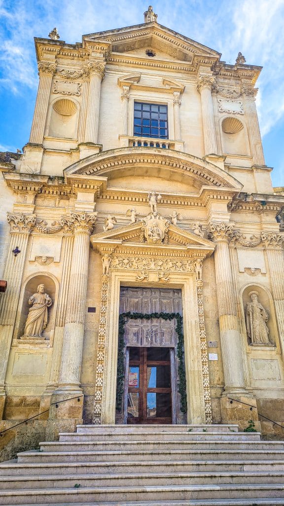 Baroque architecture of a chruch in Lecce. I forgot which church it is. Why Lecce Is Southern Italy's Most Underrated Travel Destination